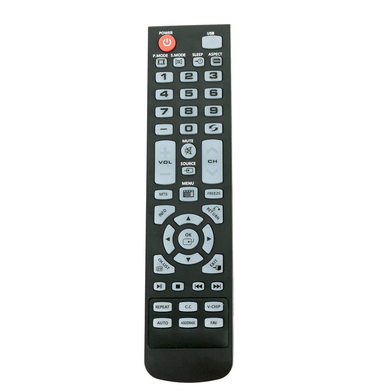 Remote Control Replacement for Element TV ELEFW195 ELEFT222 ELEFW247 ELEFW248 ELEFW328 ELEFT407 ELEFW504 ELEFW505 ELEFT506 ELEFW581
